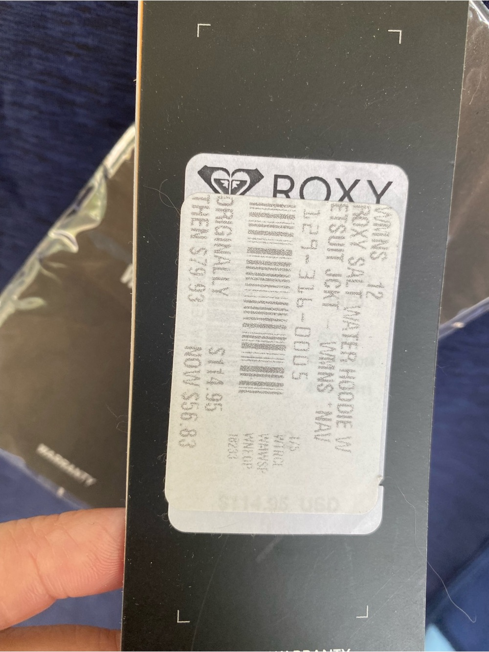 ROXY Women's SALT WATER Technical ZIP UP WETSUIT TOP /Hoodie KPGH Size 12 NWT - Picture 5 of 9